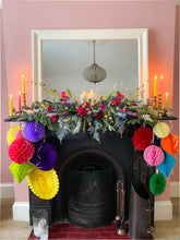 Load image into Gallery viewer, Merry and Bright Mantelpiece Christmas Flowers