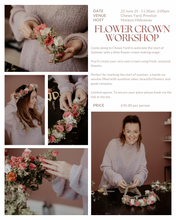 Load image into Gallery viewer, Summer Flower Crown Workshop
