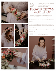 Summer Flower Crown Workshop