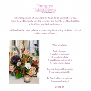 Package Three - £1600.00